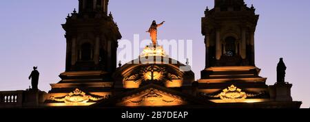 The Santiago Metropolitan Cathedral, Plaza de Armas square, Region Metropolitana, Santiago City, Chile Stock Photo