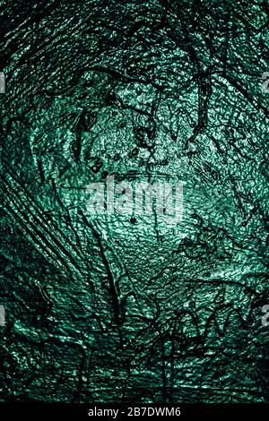 green wall texture shine like a background Stock Photo