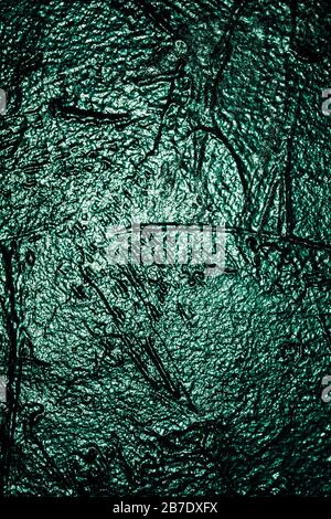 green wall texture shine like a background Stock Photo