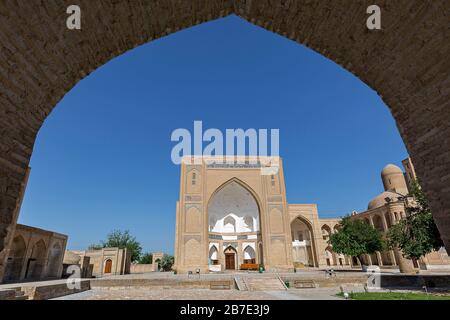 Historical cemetery and memorial complex of Chor Bakr, Bukhara, Uzbekistan Stock Photo