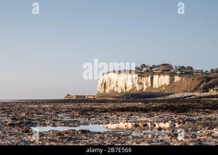 Kingsdown Bay & Beach nr Deal, Kent Stock Photo