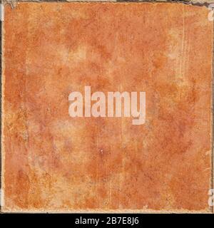 Ceramic tiles on the floor or wall color orange Stock Photo
