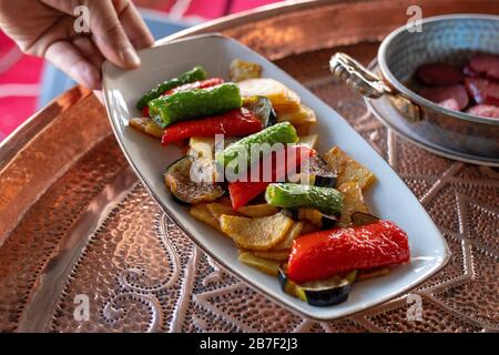 Turkish Breakfast stock photo Stock Photo