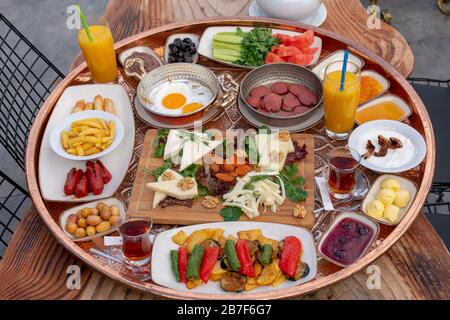 Turkish Breakfast stock photo Stock Photo