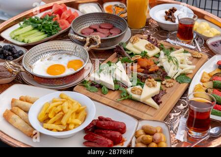 Turkish breakfast stock photo Stock Photo
