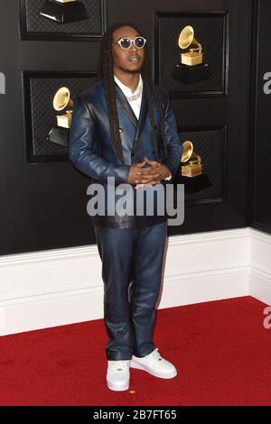 January 26, 2020, Los Angeles, CA, USA: LOS ANGELES - JAN 26:  Takeoff at the 2020 Grammy Awards - Arrivals at the Staples Center on January 26, 2020 in Los Angeles, CA (Credit Image: © Kay Blake/ZUMA Wire)
