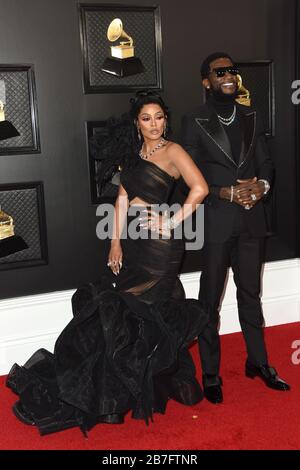 January 26, 2020, Los Angeles, CA, USA: LOS ANGELES - JAN 26:  Keyshia Ka'Oir, Gucci Mane at the 2020 Grammy Awards - Arrivals at the Staples Center on January 26, 2020 in Los Angeles, CA (Credit Image: © Kay Blake/ZUMA Wire) Stock Photo