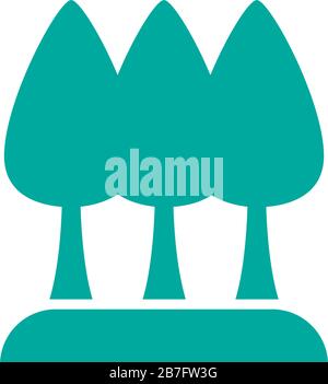 pines trees plants silhouette Stock Vector Image & Art - Alamy