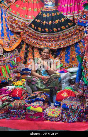 Law Garden Night Market Ahmedabad Gujarat India Stock Photo