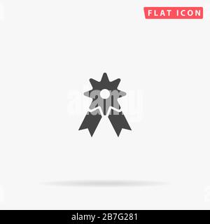 Reward flat vector icon. Glyph style sign. Simple hand drawn illustrations symbol for concept infographics, designs projects, UI and UX, website or mo Stock Vector