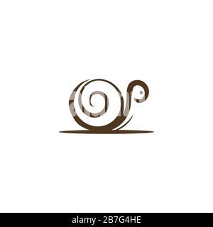 Snail Logo Vector design Template Stock Vector