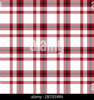 Tartan plaid pattern background. Texture for plaid, tablecloths, clothes, shirts, dresses, paper, bedding, blankets, quilts and other textile products Stock Vector