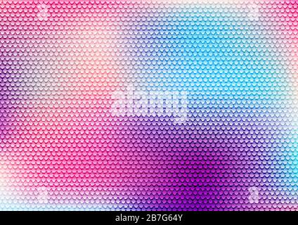 Abstract rainbow color blurred background and texture. Geometric rhombus pattern vibrant colour backdrop. Vector illustration Stock Vector