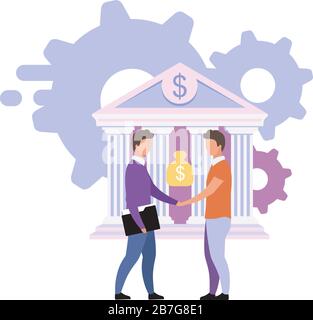 Banking deals and offers flat vector illustration Stock Vector