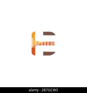 Initial letter bh logo or hb logo vector design templates Stock Vector