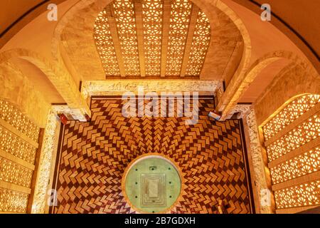 Interior of Voortrekker Monument commemorating the Afrikaans settlers who arrived in South Africa during the 1830s, Pretoria Stock Photo