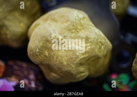 fresh truffles close up view Stock Photo