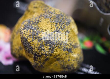 fresh truffles close up view Stock Photo