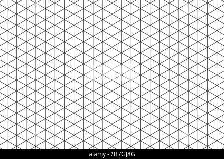 Ruled paper with a geometric grid pattern. Stock Vector