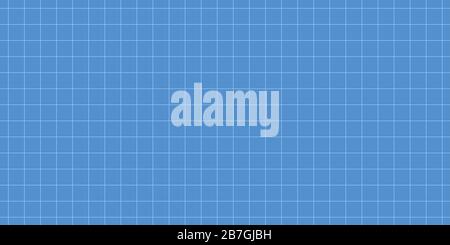Lined paper with a seamless squared grid Stock Vector