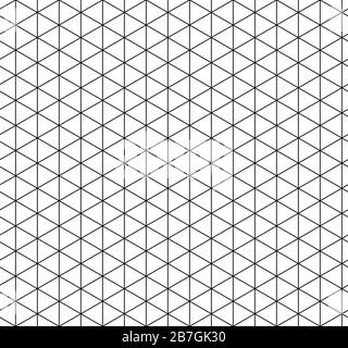 Ruled paper with a geometric grid pattern. Stock Vector