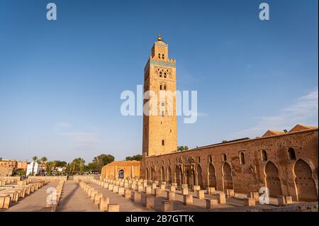 Koutoubia Mosque in Marrakesh. Morocco Stock Photo