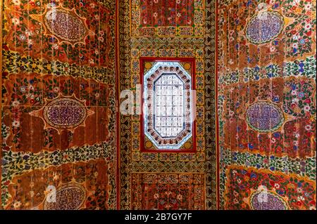 Inside Bahia Palace, Marrakesh. Morocco Stock Photo