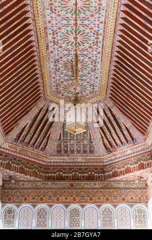 Inside Bahia Palace, Marrakesh. Morocco Stock Photo