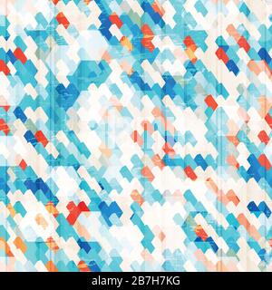 blue cells seamless Stock Vector