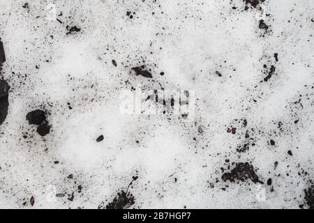 dirty white snow background texture Stock Photo