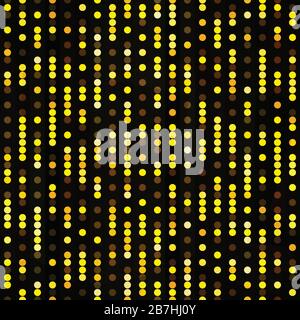 gold dots seamless pattern Stock Vector