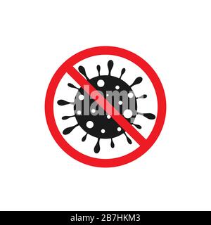 Stop Coronavirus sign Stock Vector