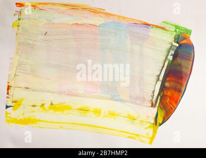 Abstract stains from different colors. The basis for banners Stock Photo