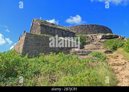 Old Fort Barrington in St. John’s Antigua Stock Photo