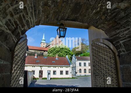Akershus Fortress in Oslo, Norway Stock Photo