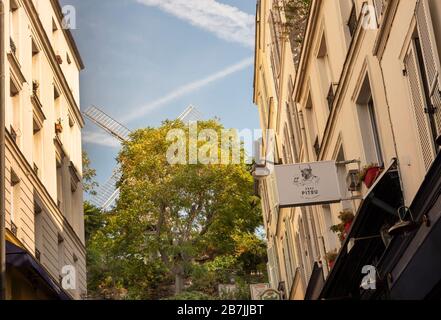Montmartre district Paris France Stock Photo