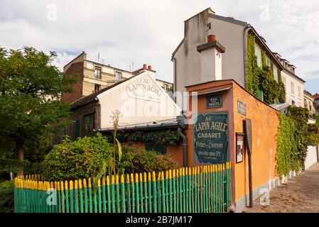 Au Lapin Agile, The Agile Rabbit ,a famous Montmartre cabaret ...