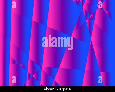 Gradient polygonal background. Geometric abstract pattern with gradient color. Triangles and rectangles. Vector illustration Stock Vector
