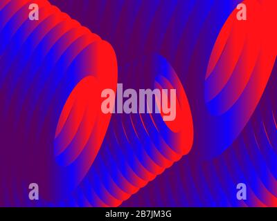 Colorful gradient abstract background with geometric fluid shapes. Trendy design template with vibrant gradient colors. Vector illustration Stock Vector