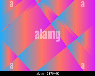 Gradient polygonal background. Geometric abstract pattern with gradient color. Triangles and rectangles. Vector illustration Stock Vector