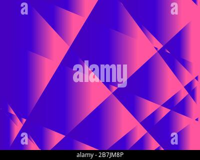 Gradient polygonal background. Geometric abstract pattern with gradient color. Triangles and rectangles. Vector illustration Stock Vector