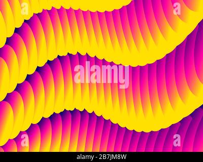 Colorful gradient abstract background with geometric fluid shapes. Trendy design template with vibrant gradient colors. Vector illustration Stock Vector