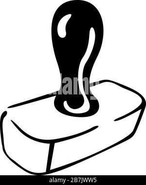 Learning Rubber Stamp Seal Vector Stock Vector Image & Art - Alamy