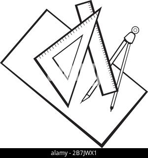 school equipment Stock Vector