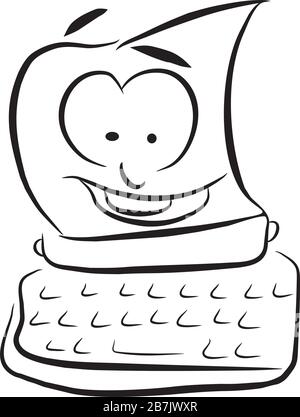 typewriter Stock Vector