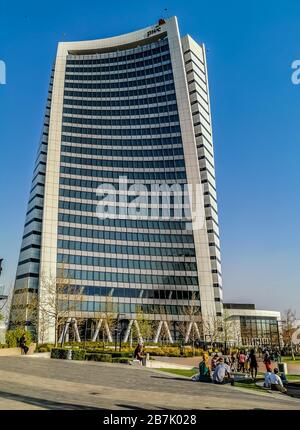 Johannesburg , South Africa - 20 Feb 2020: Exteriors of PWC (PriceWaterhouseCoopers) office in waterfall city , Midrand Johannesburg South Africa Stock Photo