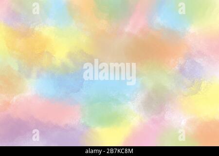 Designed abstract background with pale watercolor elements Stock Photo