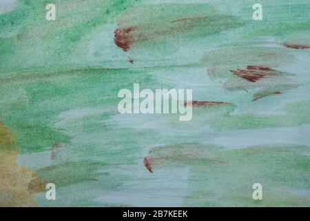 Abstract background painted with watercolor. Stock Photo