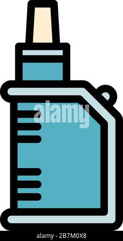 Modern vape icon. Outline modern vape vector icon for web design isolated on white background Stock Vector