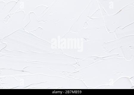 Plastered white wall surface texture, close-up. Perfect for background image. Stock Photo